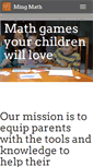 Mobile Screenshot of mingmath.com
